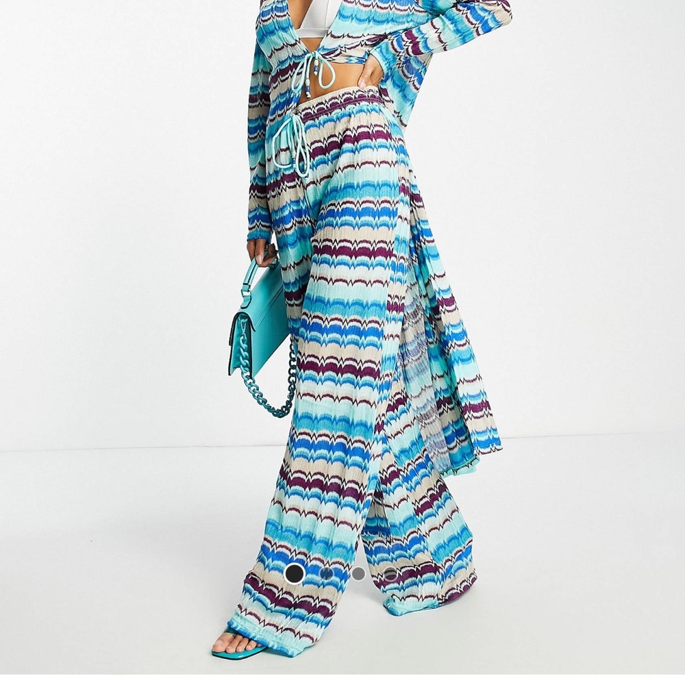 Chevron print pant